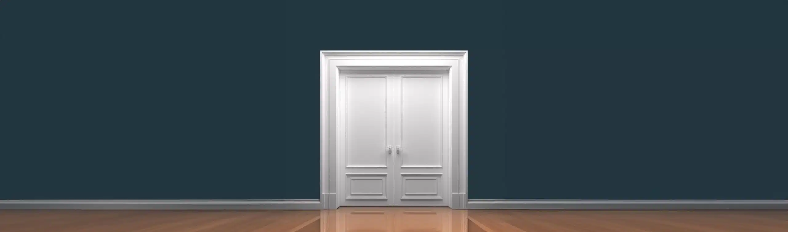 Beautifully installed internal door in a contemporary home
